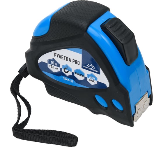 vertextools РУЛЕТКА НЕЙЛОНОВАЯ 1025ММ +АВТОСТОП 3044-10