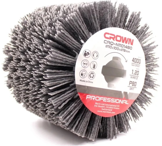 Щетка нейлоновая CROWN CAQ-N1101480