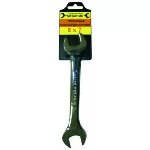 Ключ гаечный Энкор рожковый двусторонний 8х9