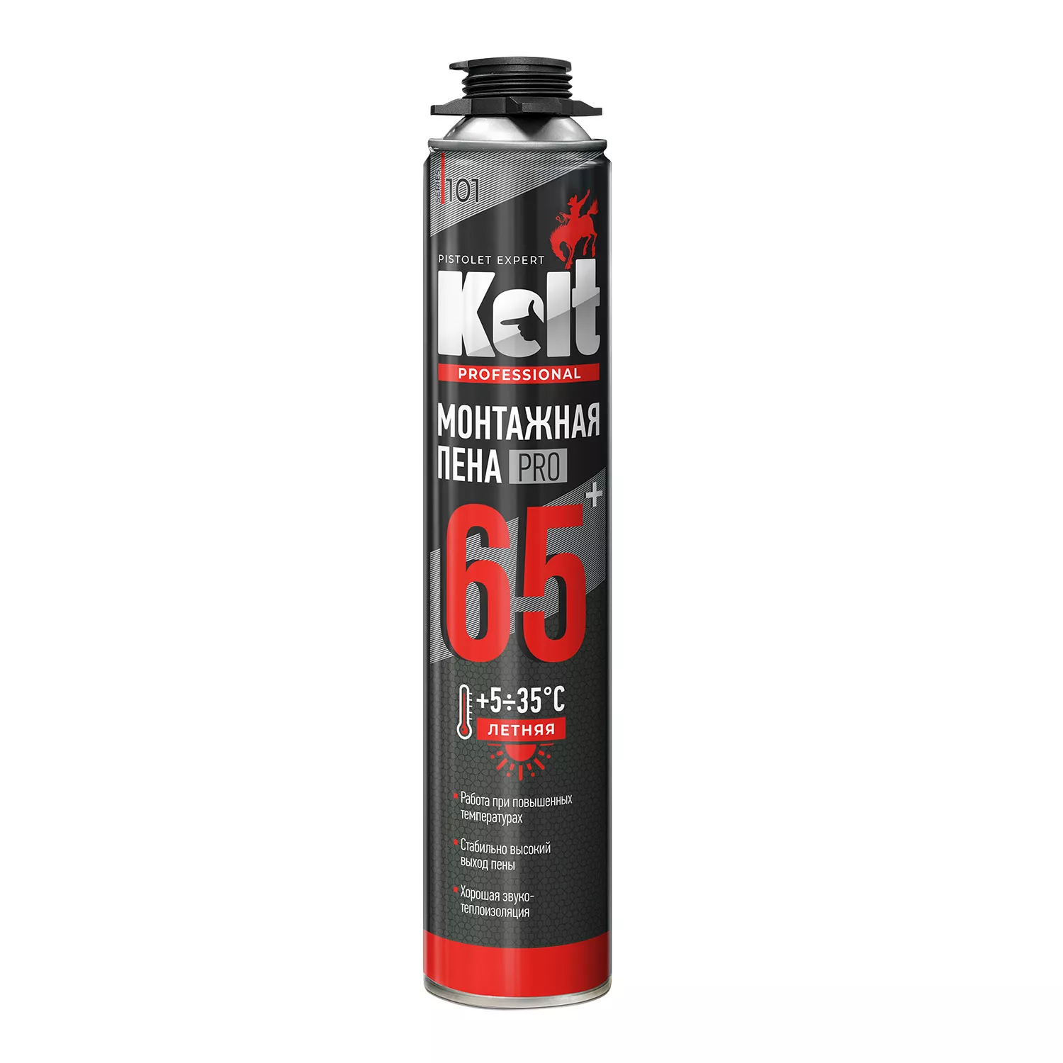 Монтажная пена  KOLT 65+ профессиональная летняя