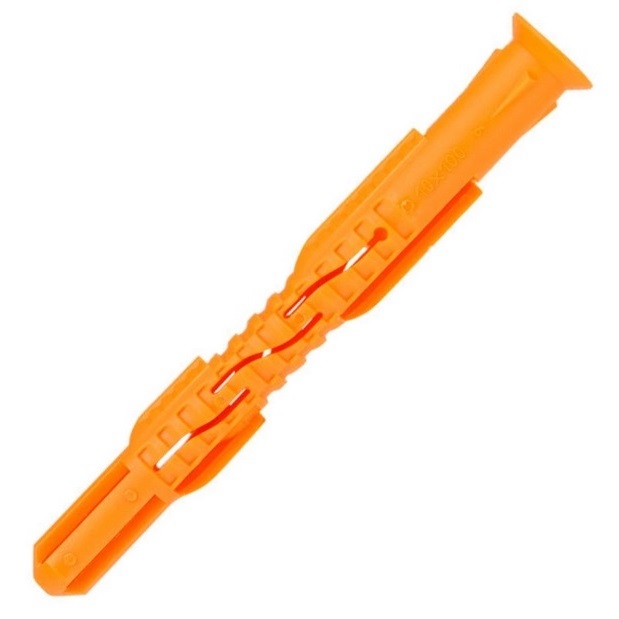 Рамный дюбель без шурупа, полипропилен, 12х200 мм