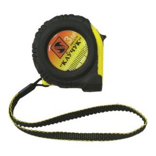 Рулетка Энкор 3м Каучук с фиксат