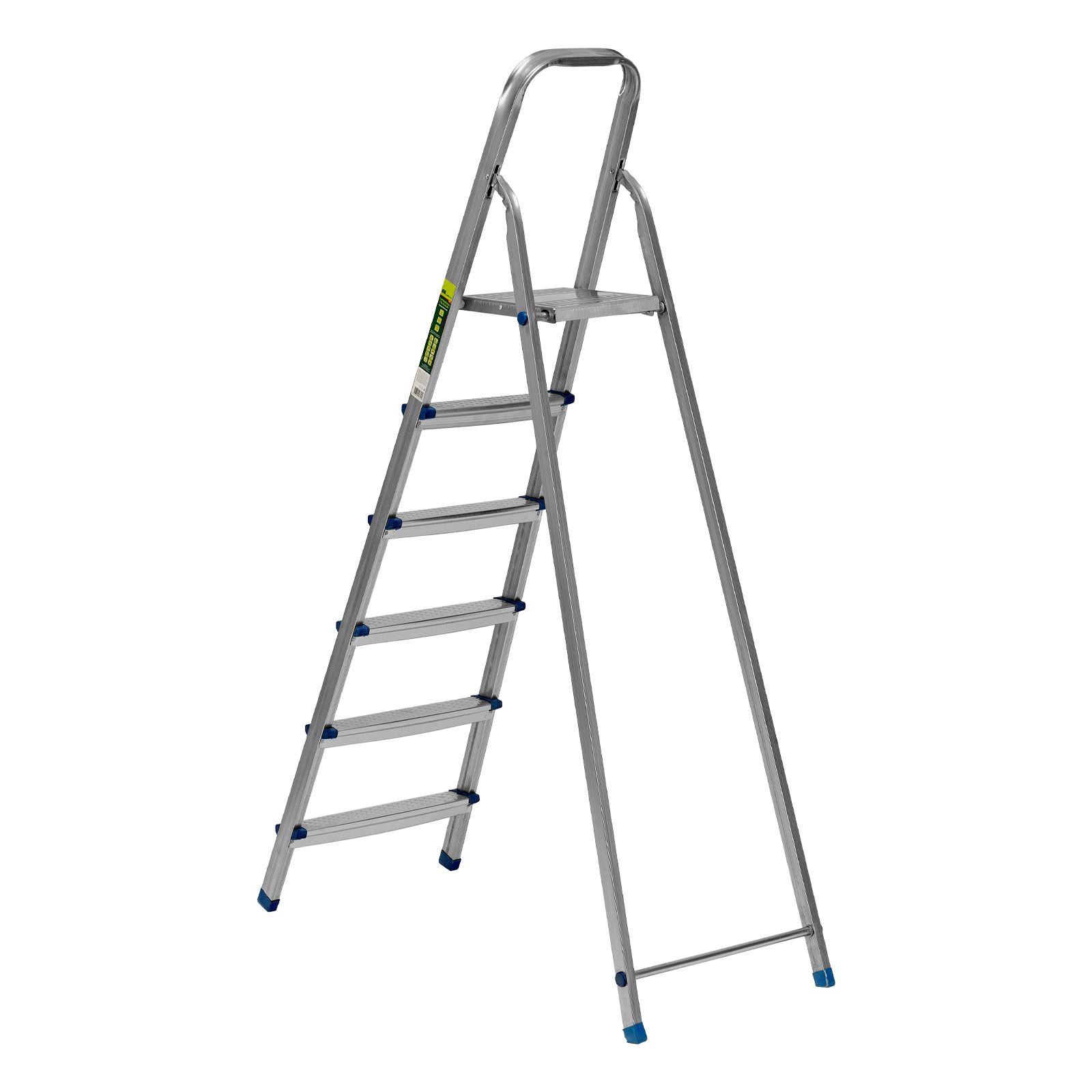 Стремянка, 6 ступеней, стальная, оцинкованная Сибртех