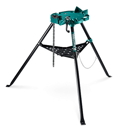 KRAFTOOL TRIBENCH, 1/8″-6″, цепные трубные тиски на треноге (32613-6)
