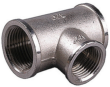 GENERAL FITTINGS внутренняя резьба 1″ - 1/2″ - 1″, латунь, переходной тройник (51060-1-1/2-1)