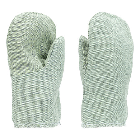 Рукавицы утепленные, брезентовые, огнеупорные, ватин, 2 размер Сибртех