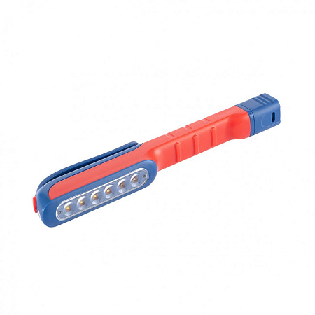 Фонарь для ремонтных работ Inspector, 6 + 1 яркие Led, зажим на карман, 3 х ААА Stern
