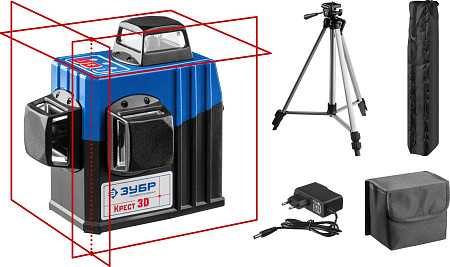 ЗУБР КРЕСТ 3D №2 20-70 м, Лазерный нивелир (34908-2)