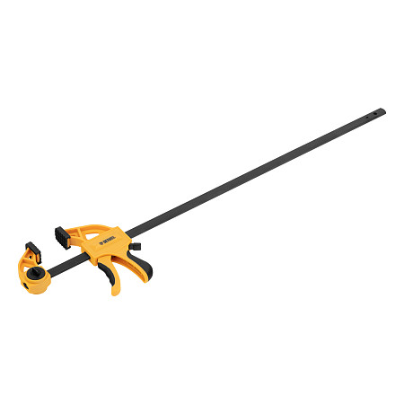 Струбцина F-образная, быстрозаж., 24"x2 3/4", 600х70мм, пласт.корпус,фиксатор,двухк. рук-ка Denzel