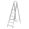 Стремянка, 7 ступеней, стальная, оцинкованная Сибртех