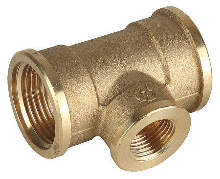 GENERAL FITTINGS внутренняя резьба 1″ - 1/2″ - 1, латунь, переходной тройник (51061-1-1/2-1)