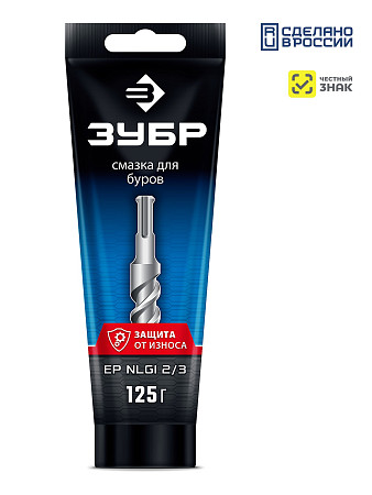 ЗУБР 125 г, смазка для буров, EXTRA (70642-125)