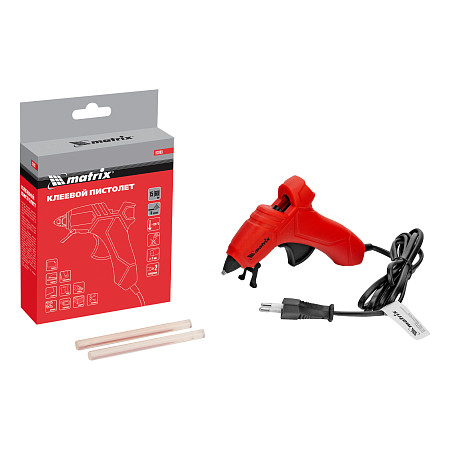 Клеевой пистолет, 7 мм, 15 (60) Вт, 8 г/мин Matrix