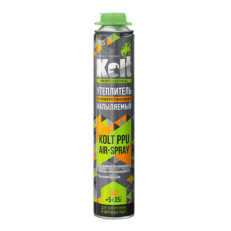 Утеплитель-пена KOLT PRU AIR-SPRAY профессиональный напыляемый летний