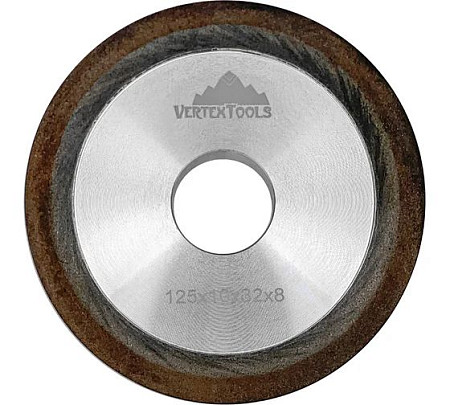 vertextools круг алмазный шлиф. 125x10x32x8 (1/50) 0505-04-125-17