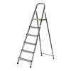 Стремянка, 6 ступеней, стальная, оцинкованная Сибртех