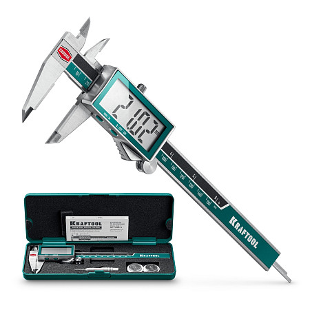 KRAFTOOL HC-150, 150 мм, штангенциркуль твердосплавный (34462-15)