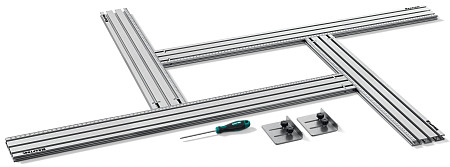 KRAFTOOL KRAFTFLEX MFS-700-1000 мм, 4шт, шаблон фрезерный в комплекте с 2 упорами (32810)