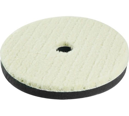 vertextools НАСАДКА ПОЛИРОВАЛЬНАЯ "ПОД ЛИПУЧКУ", 125мм, КОРОТКАЯ ПЛЕТЕНАЯ ШЕРСТЯНАЯ НИТЬ 0094-125